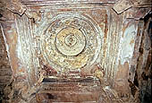 Khajuraho - ceiling of the interior, Kandariya Mahadeva temple